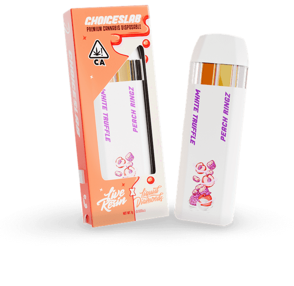 choice lab carts PEACH RINGZ X WHITE TRUFFLE